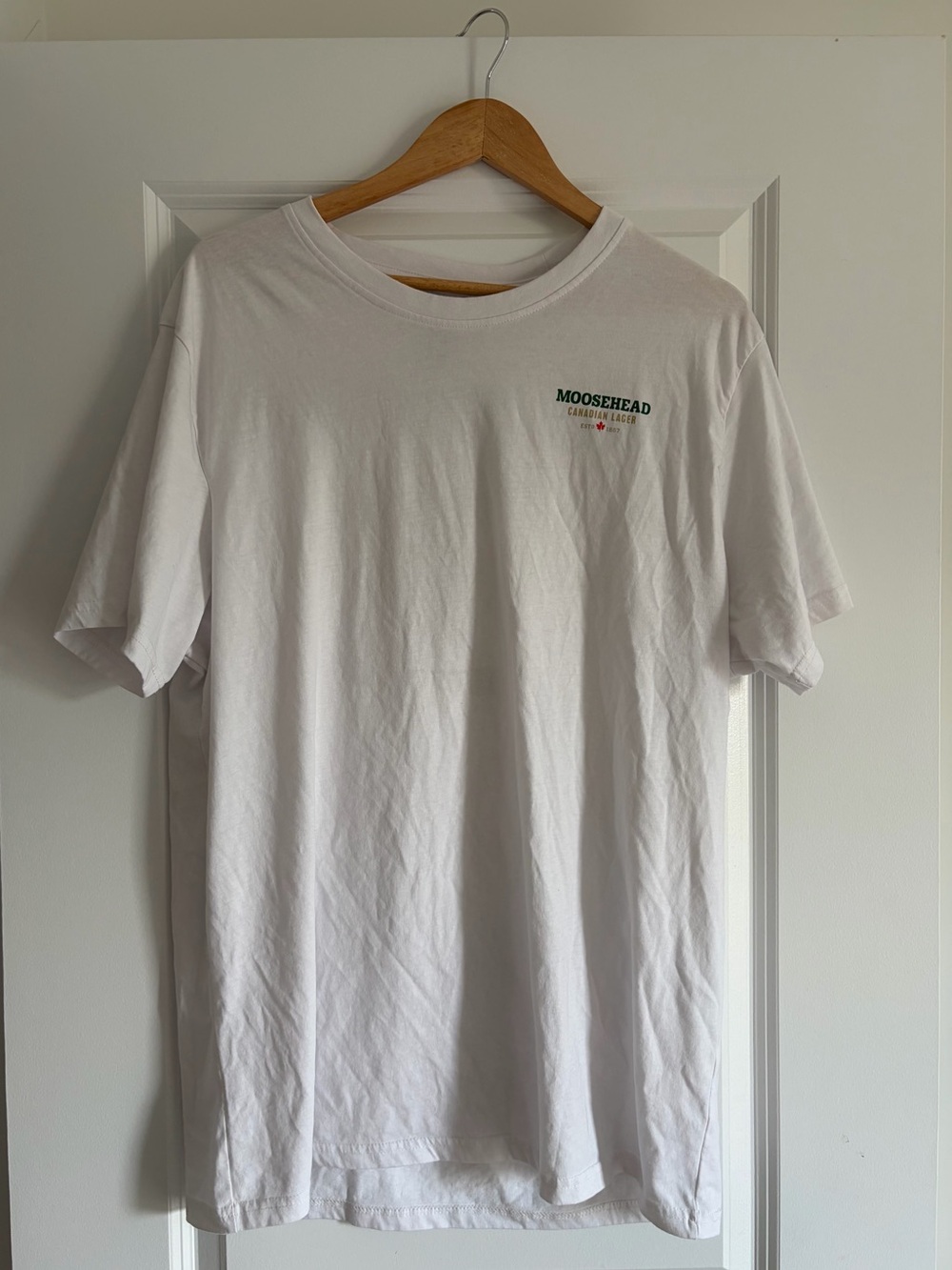 White Short Sleeve Logo Tee